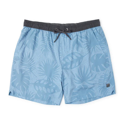 Leiday Elastic Lined 17" Boardshort - Island Time