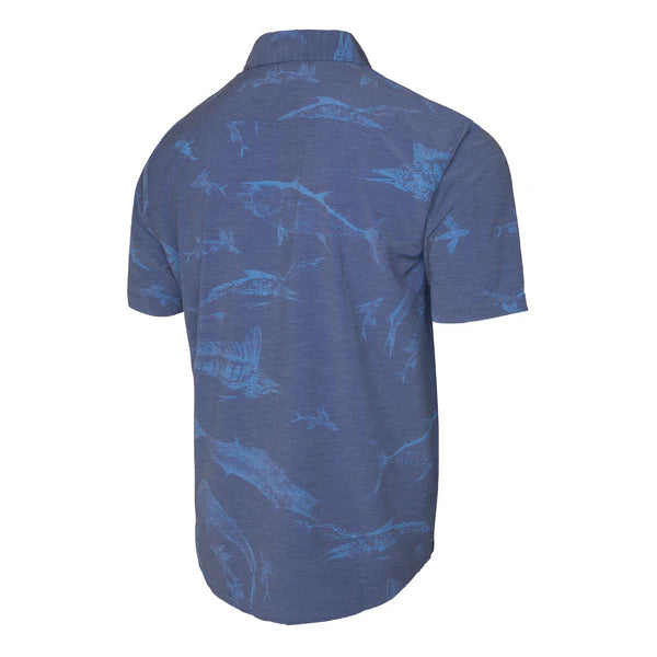 Topshot Stretch Woven Gyotaku Shirt