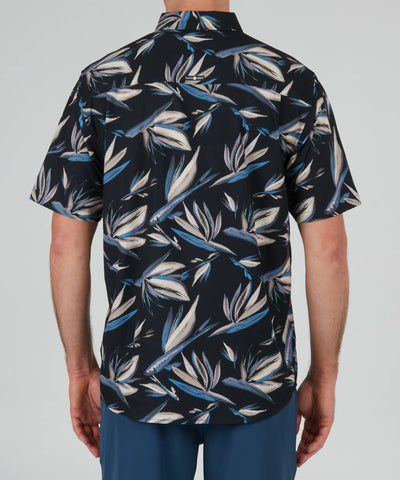 Floral Flyer Short Sleeve Tech Woven