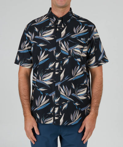 Floral Flyer Short Sleeve Tech Woven