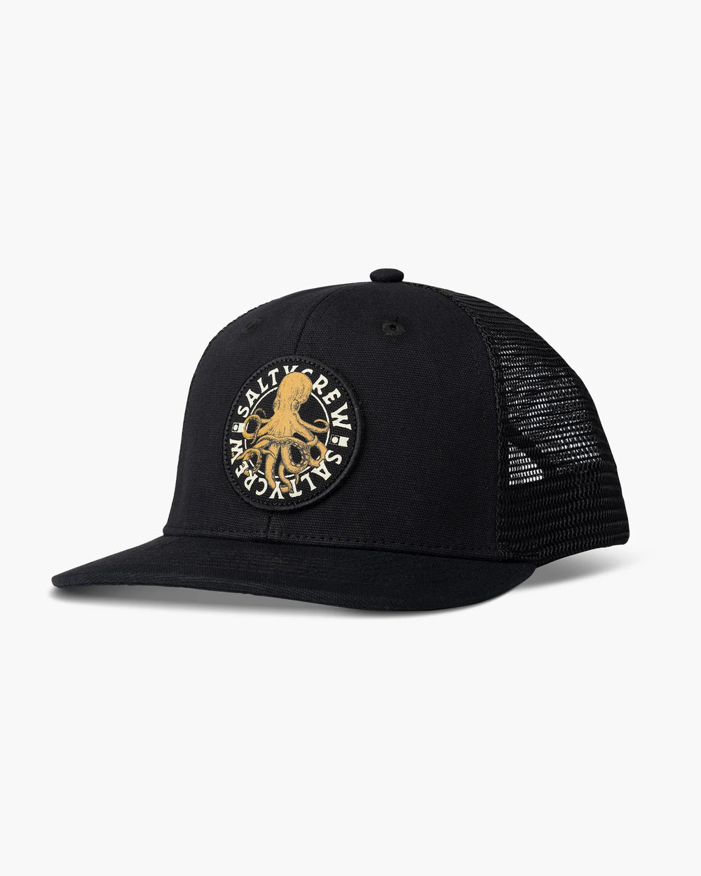 Tentacles Boys Black Retro Trucker