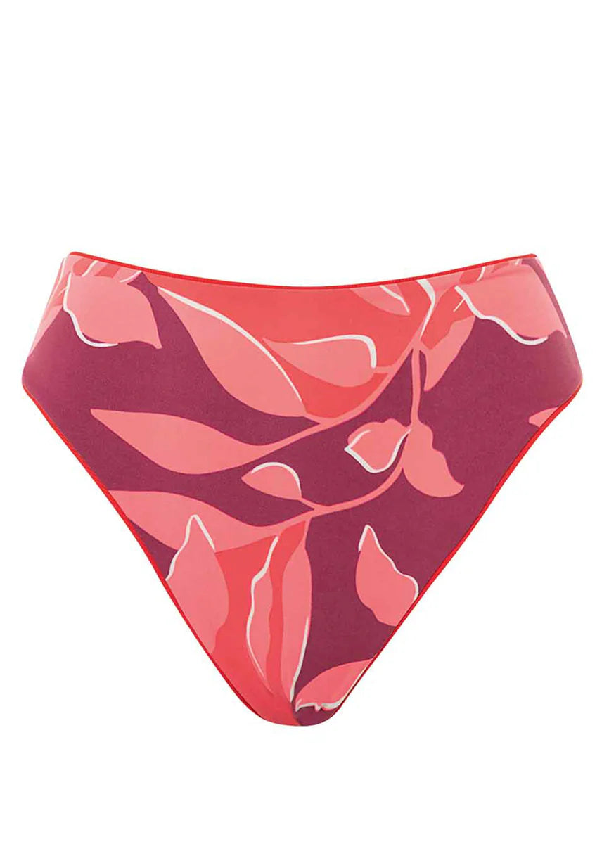 Scarlet Red Sully High Rise Bikini Bottom