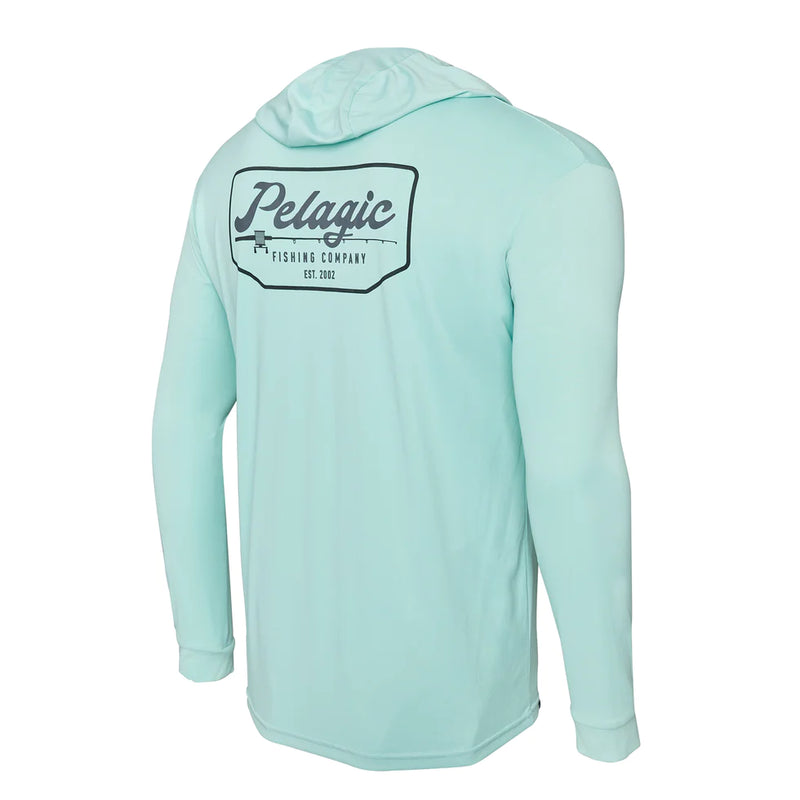 Pelagic Exo-Tech Hooded Sonar Long-Sleeve Fishing Shirt for Men