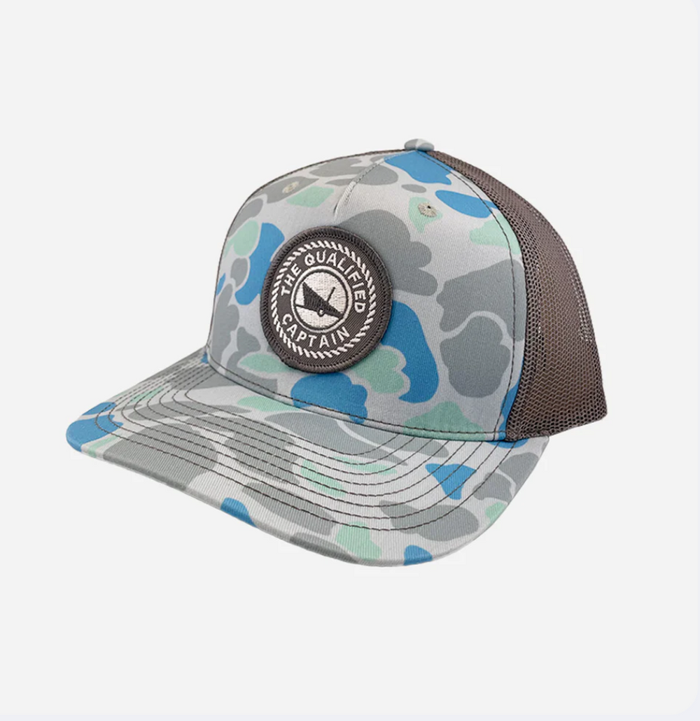 TQC Duck Camo Embroidered Patch Trucker Hats