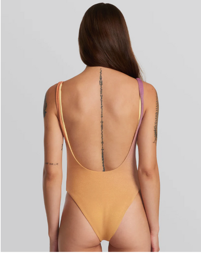 Golden Staple One-piece Swimsuit